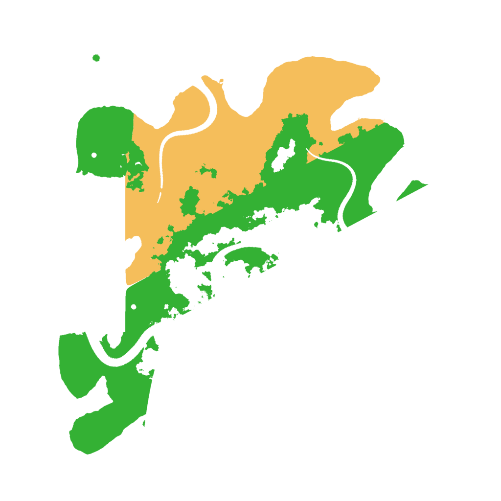 Biome Rust Map: Procedural Map, Size: 2800, Seed: 248093