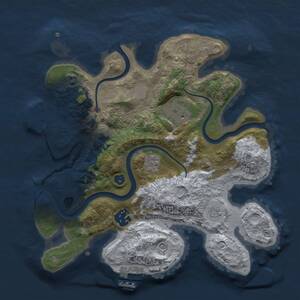 Thumbnail Rust Map: Procedural Map, Size: 2800, Seed: 248093, 9 Monuments