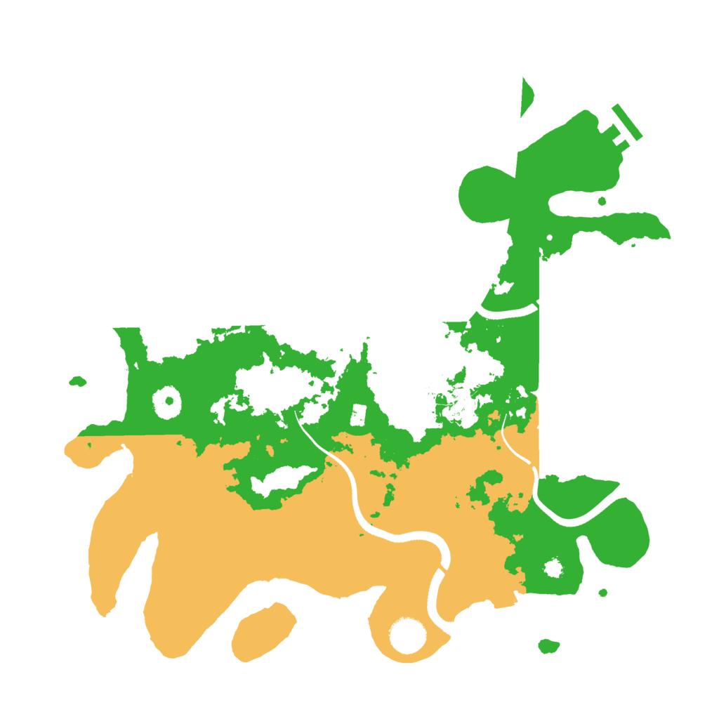 Biome Rust Map: Procedural Map, Size: 3500, Seed: 21579256