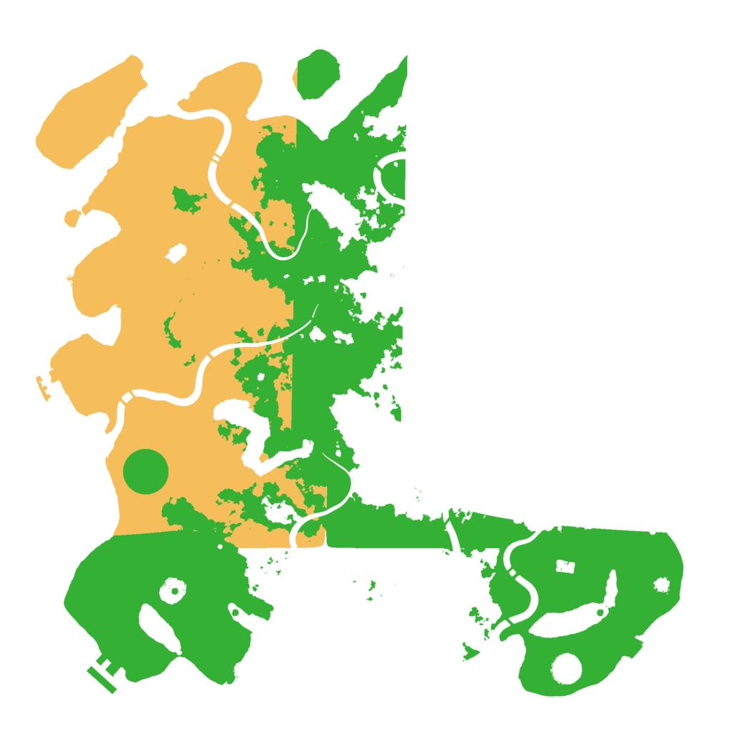 Biome Rust Map: Procedural Map, Size: 4250, Seed: 26943