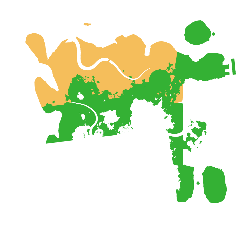 Biome Rust Map: Procedural Map, Size: 3072, Seed: 6354
