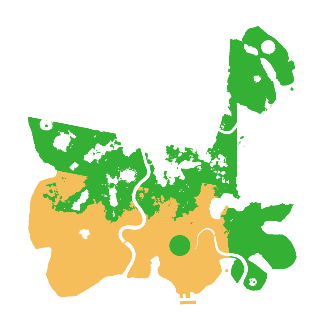 Biome Rust Map: Procedural Map, Size: 4000, Seed: 17676308