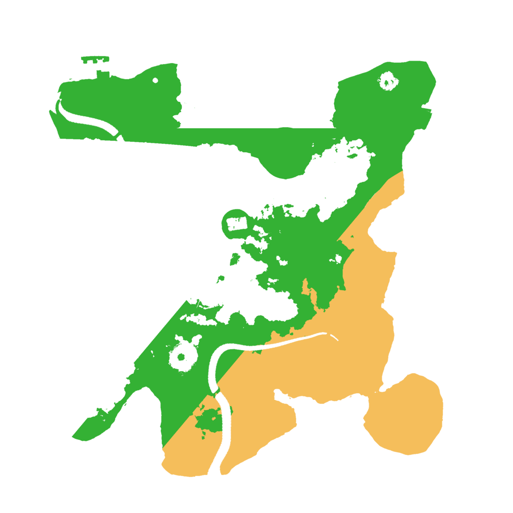 Biome Rust Map: Procedural Map, Size: 2800, Seed: 1071986862