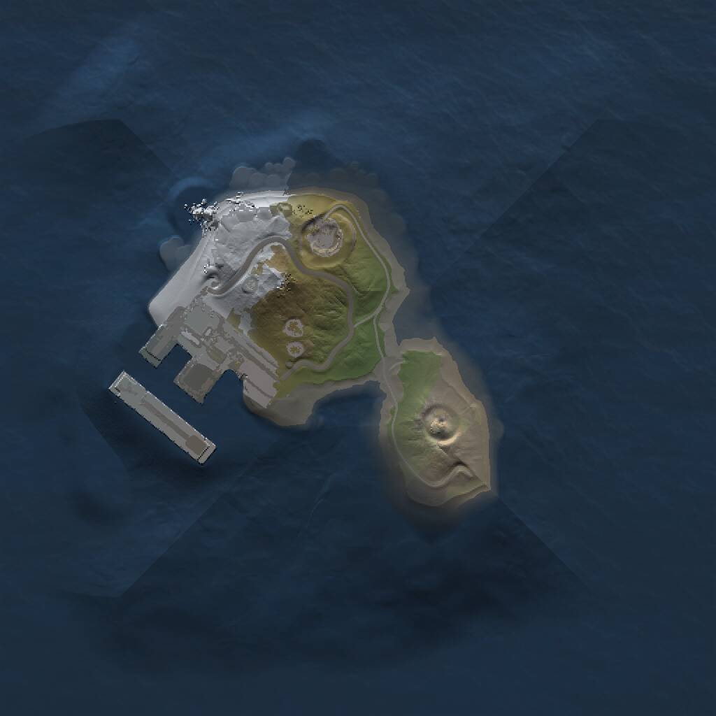 Rust Map: Procedural Map, Size: 1200, Seed: 938674520, 2 Monuments