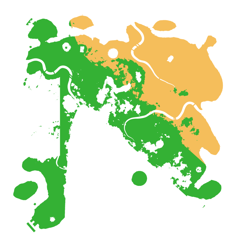 Biome Rust Map: Procedural Map, Size: 4250, Seed: 28854