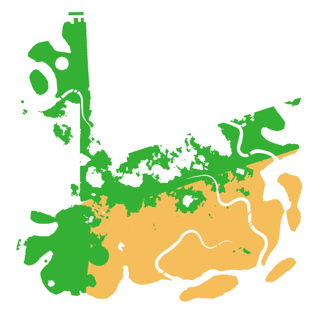 Biome Rust Map: Procedural Map, Size: 4250, Seed: 867840661