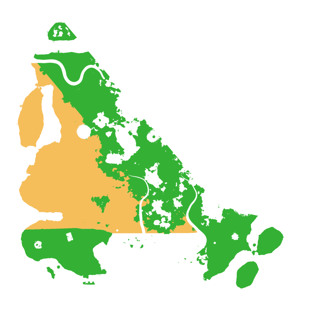 Biome Rust Map: Procedural Map, Size: 3997, Seed: 1234567890