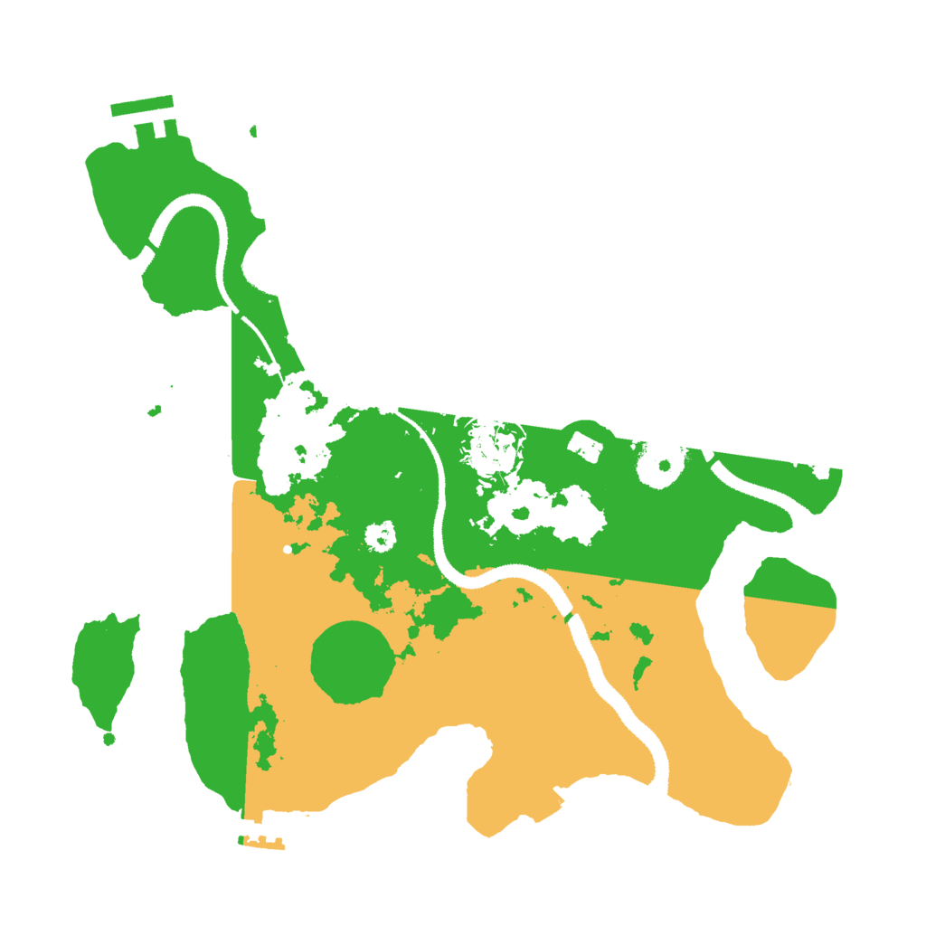 Biome Rust Map: Procedural Map, Size: 3000, Seed: 397632627