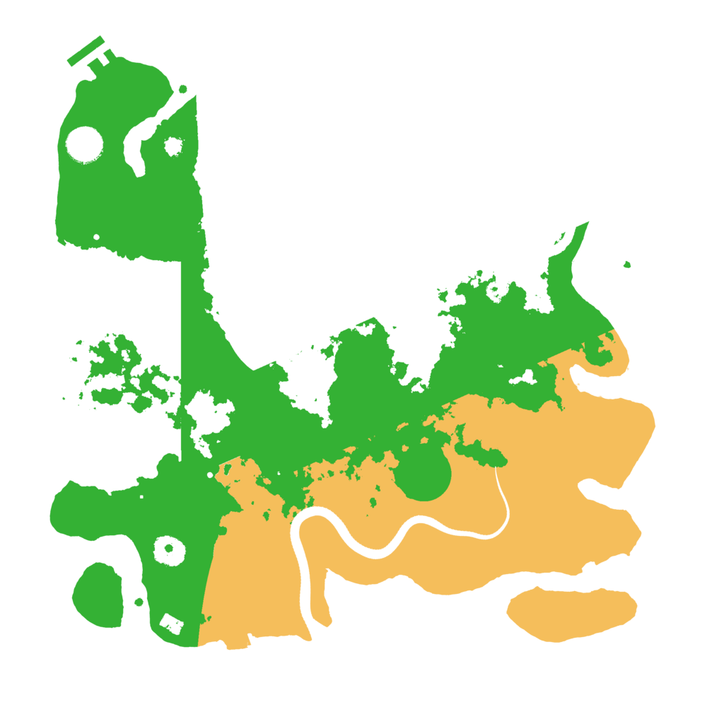 Biome Rust Map: Procedural Map, Size: 3500, Seed: 786088379