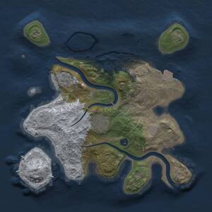 Thumbnail Rust Map: Procedural Map, Size: 2600, Seed: 846, 5 Monuments