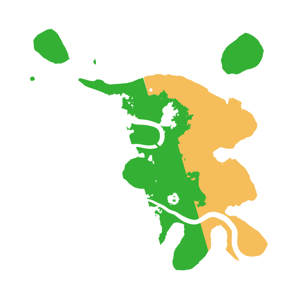 Biome Rust Map: Procedural Map, Size: 2600, Seed: 846