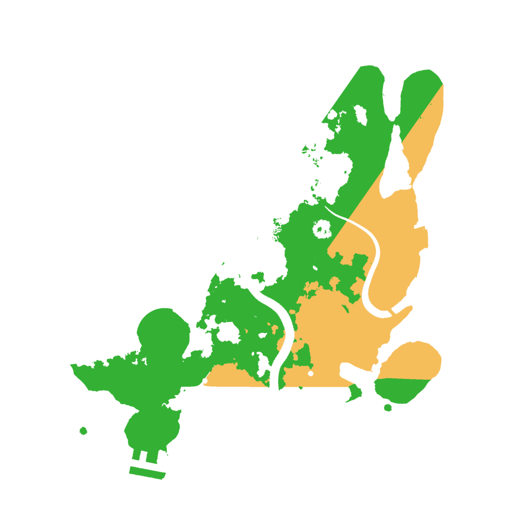 Biome Rust Map: Procedural Map, Size: 2750, Seed: 90909