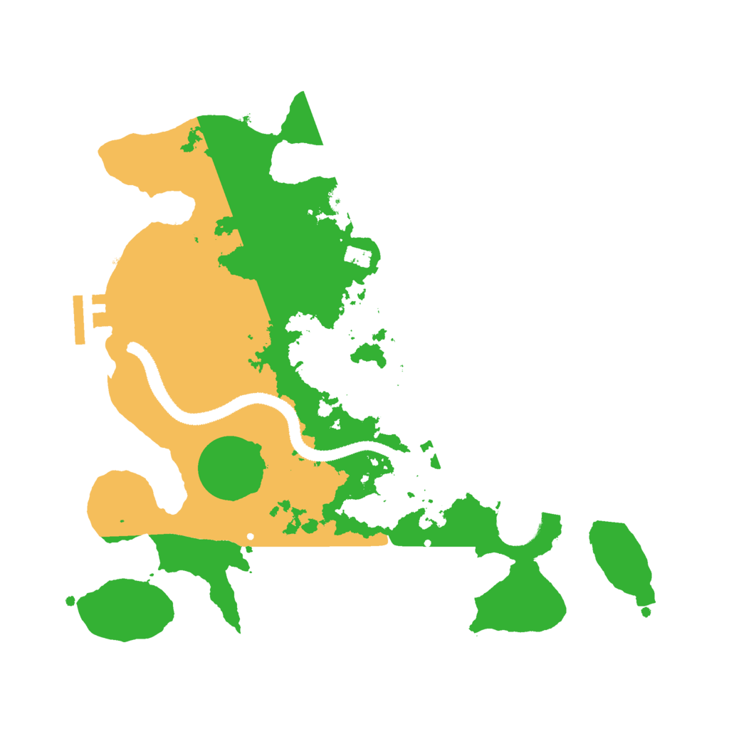 Biome Rust Map: Procedural Map, Size: 3000, Seed: 15296