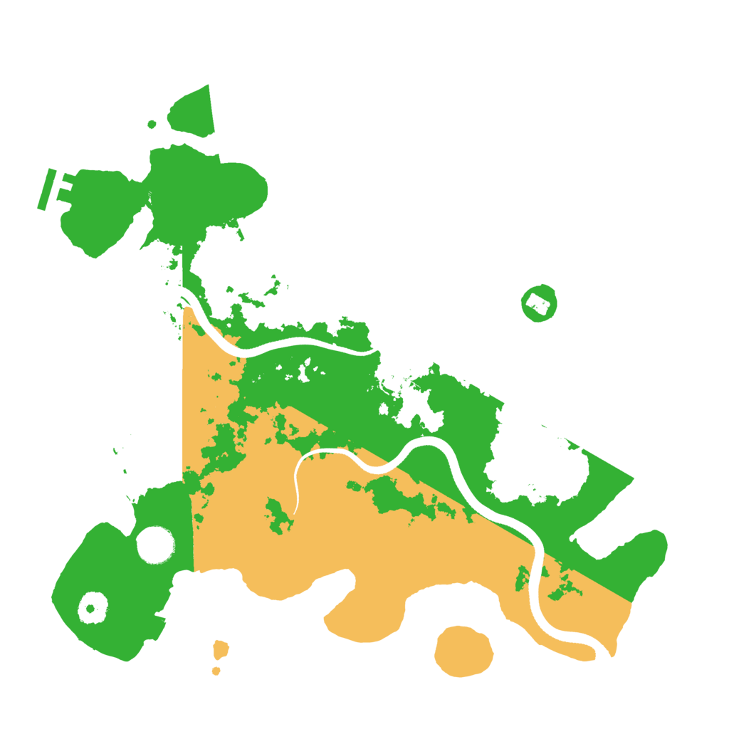 Biome Rust Map: Procedural Map, Size: 3500, Seed: 690906340