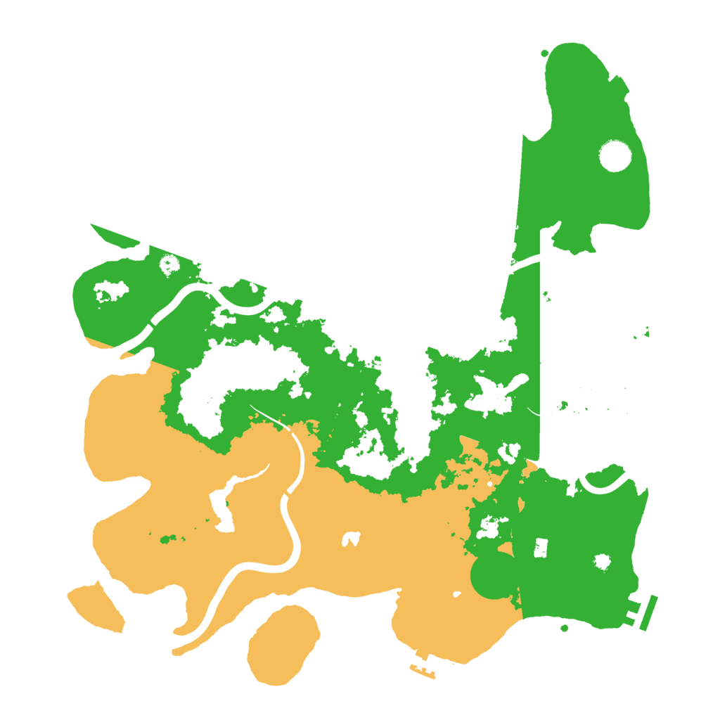 Biome Rust Map: Procedural Map, Size: 4000, Seed: 7980208