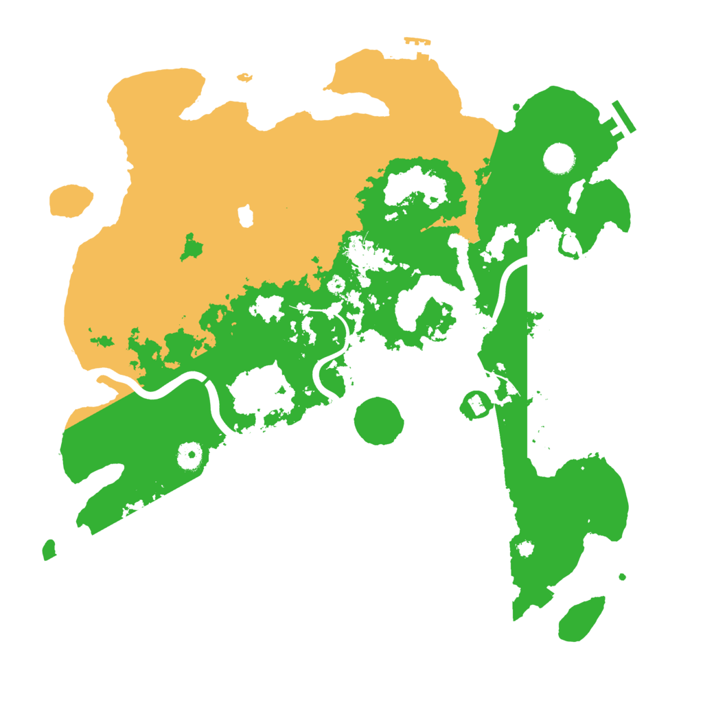 Biome Rust Map: Procedural Map, Size: 4000, Seed: 1031