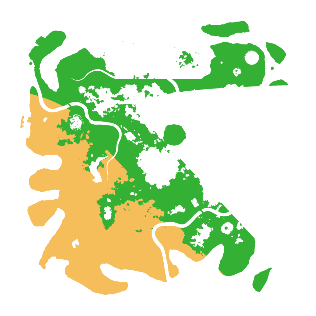 Biome Rust Map: Procedural Map, Size: 4000, Seed: 1389168209