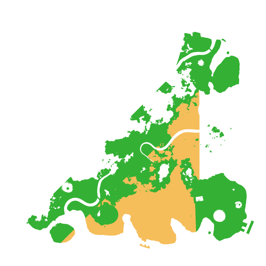 Biome Rust Map: Procedural Map, Size: 3900, Seed: 993114270