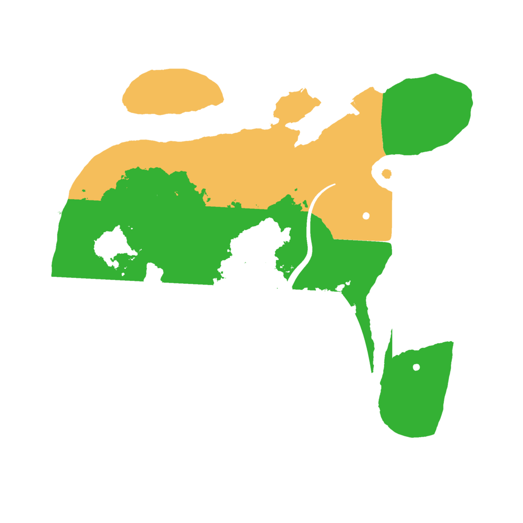 Biome Rust Map: Procedural Map, Size: 2200, Seed: 126954571