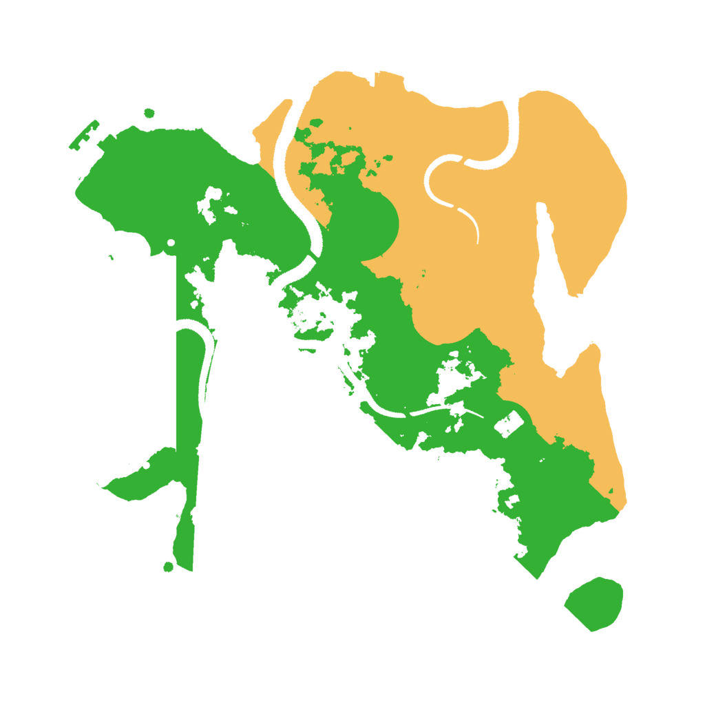 Biome Rust Map: Procedural Map, Size: 2800, Seed: 360859020