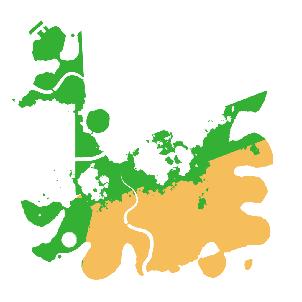 Biome Rust Map: Procedural Map, Size: 3500, Seed: 98982060