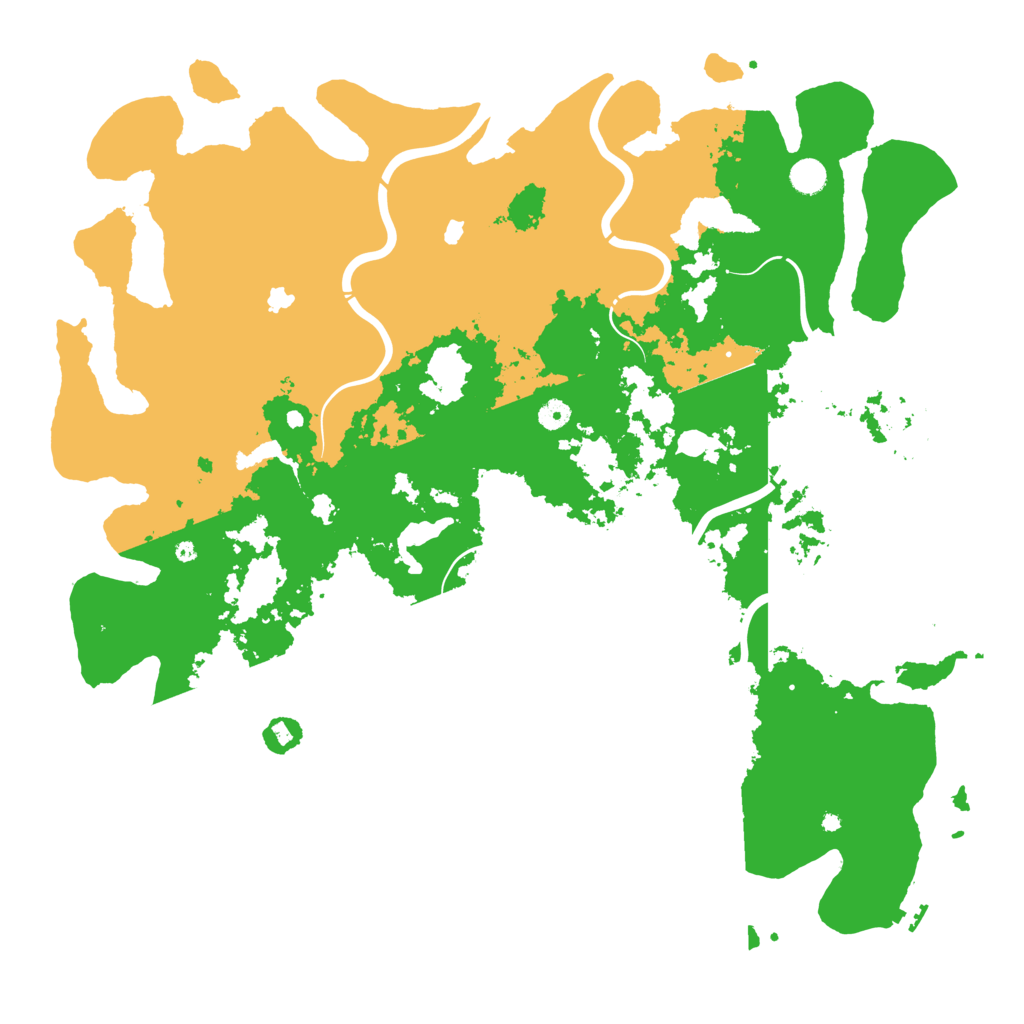 Biome Rust Map: Procedural Map, Size: 5000, Seed: 276236296