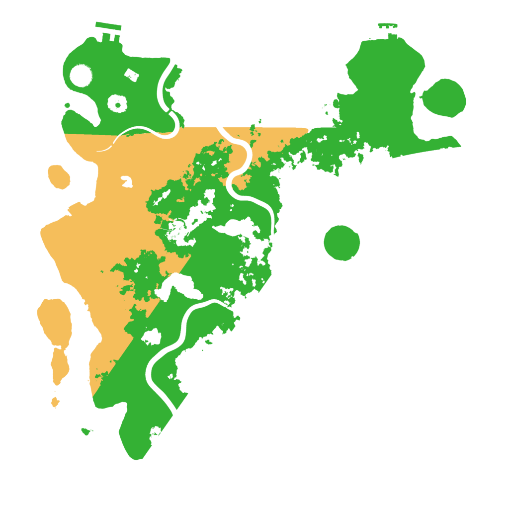 Biome Rust Map: Procedural Map, Size: 4000, Seed: 27769