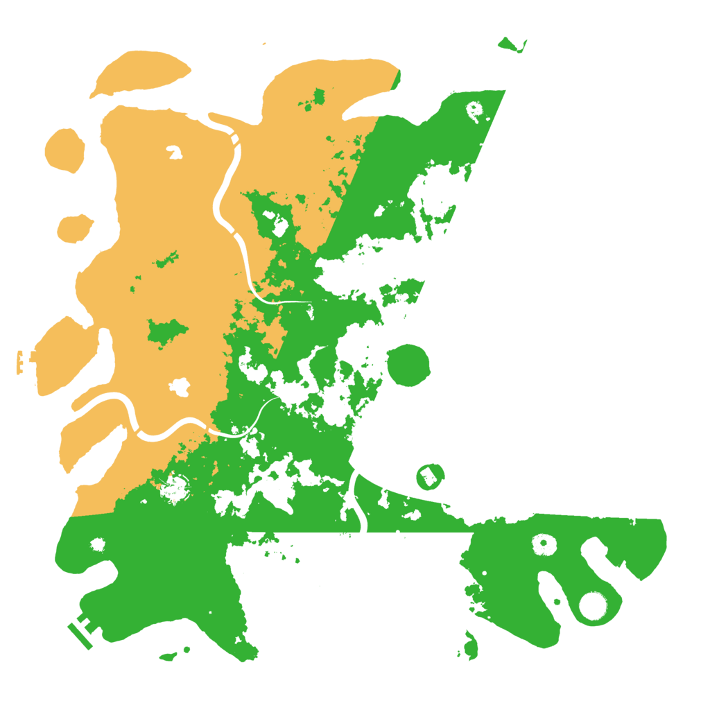 Biome Rust Map: Procedural Map, Size: 4500, Seed: 640784960
