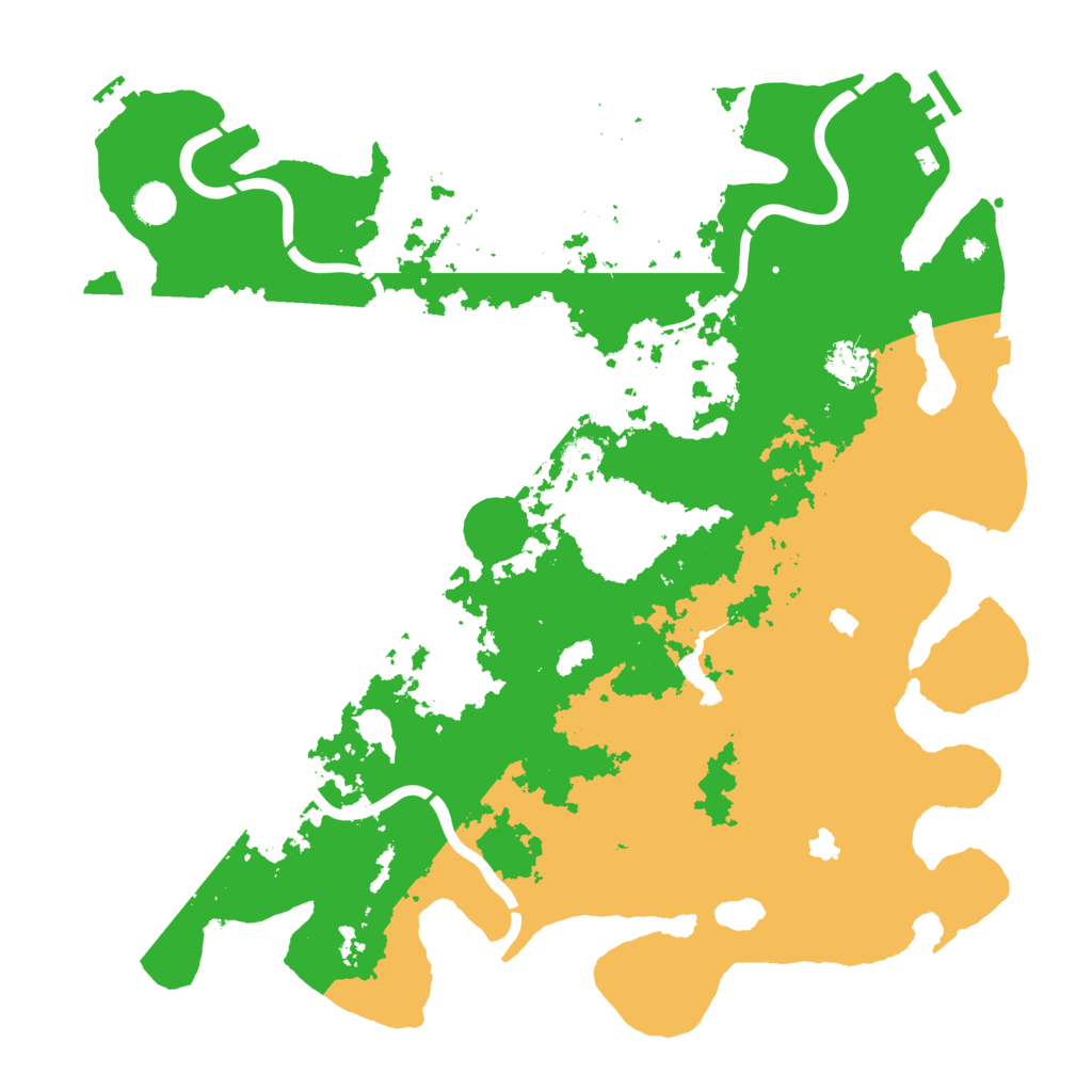 Biome Rust Map: Procedural Map, Size: 4500, Seed: 707189968