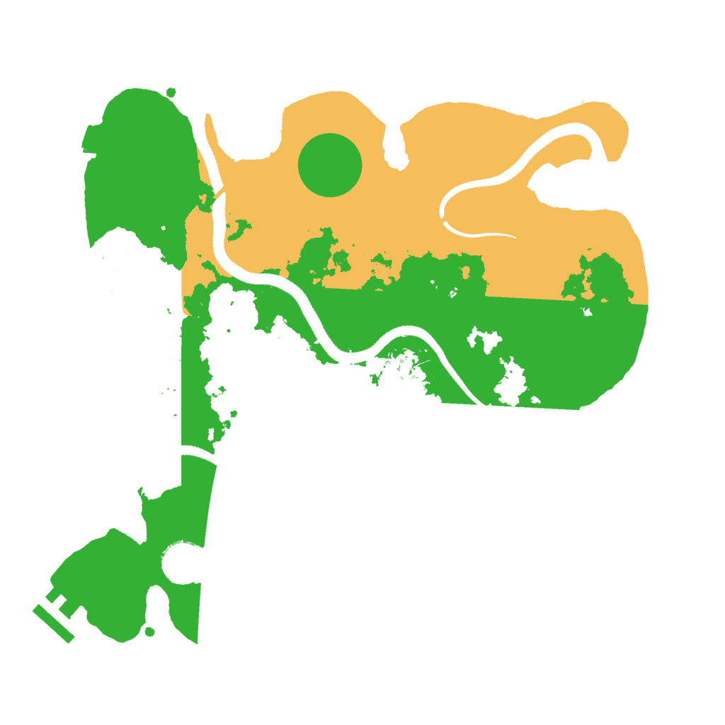 Biome Rust Map: Procedural Map, Size: 3000, Seed: 65345