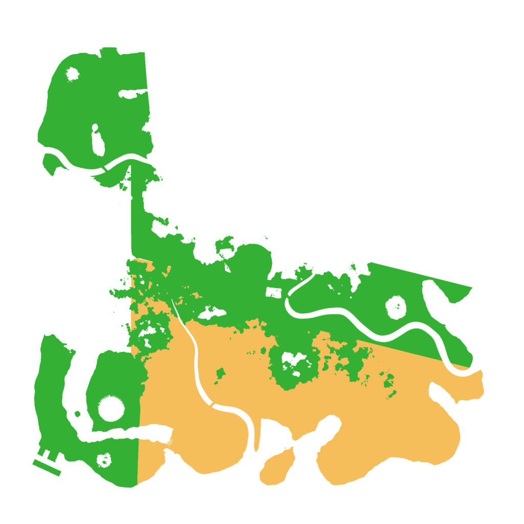 Biome Rust Map: Procedural Map, Size: 3600, Seed: 604