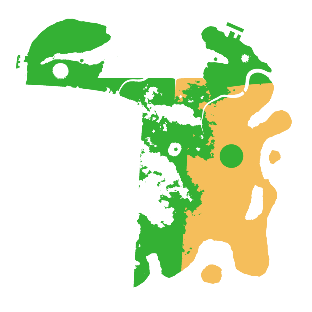 Biome Rust Map: Procedural Map, Size: 3500, Seed: 9678234