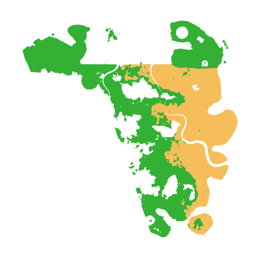 Biome Rust Map: Procedural Map, Size: 4000, Seed: 2429