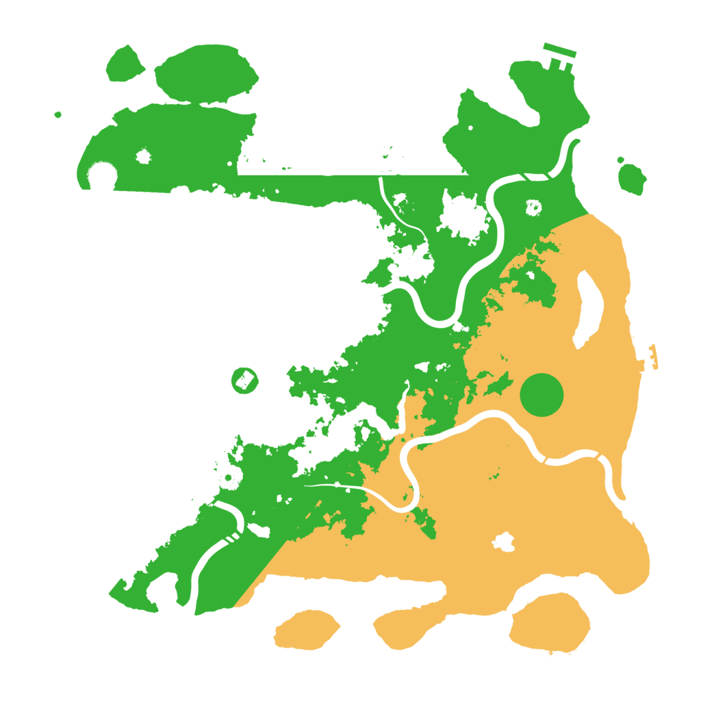Biome Rust Map: Procedural Map, Size: 4250, Seed: 17242768