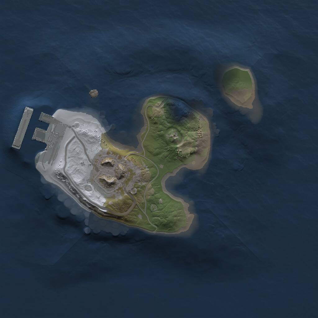 Rust Map: Procedural Map, Size: 1500, Seed: 12342510, 3 Monuments