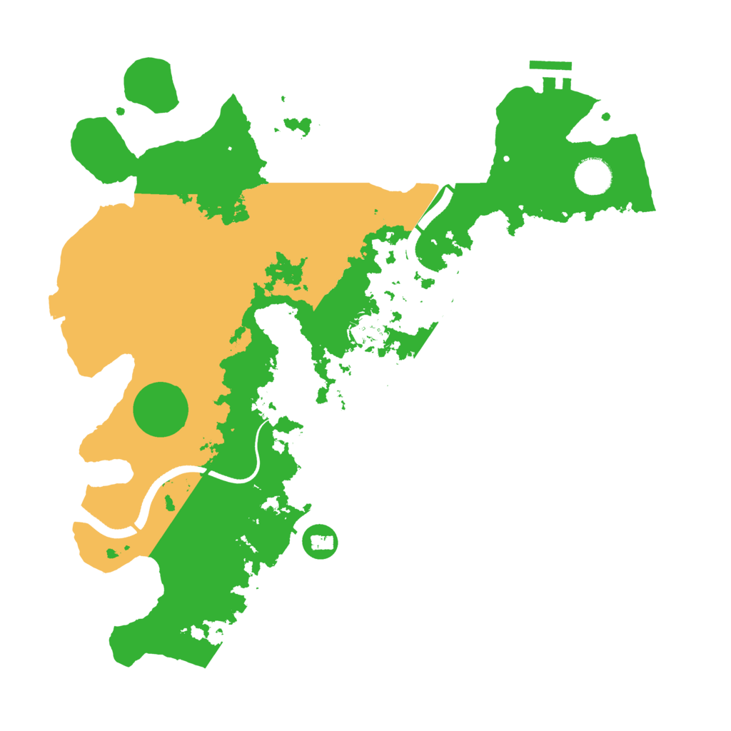 Biome Rust Map: Procedural Map, Size: 3500, Seed: 1527648574