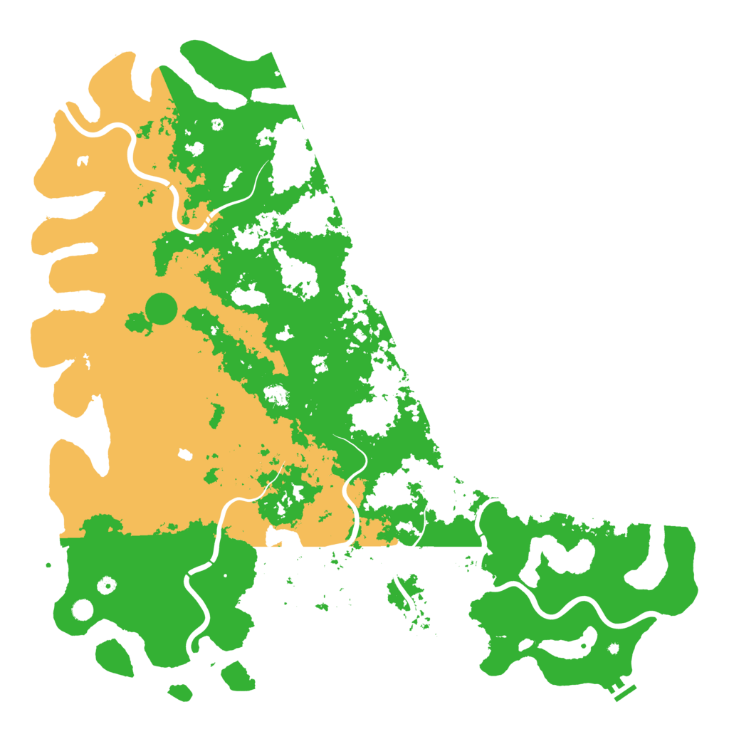 Biome Rust Map: Procedural Map, Size: 6000, Seed: 1936034289