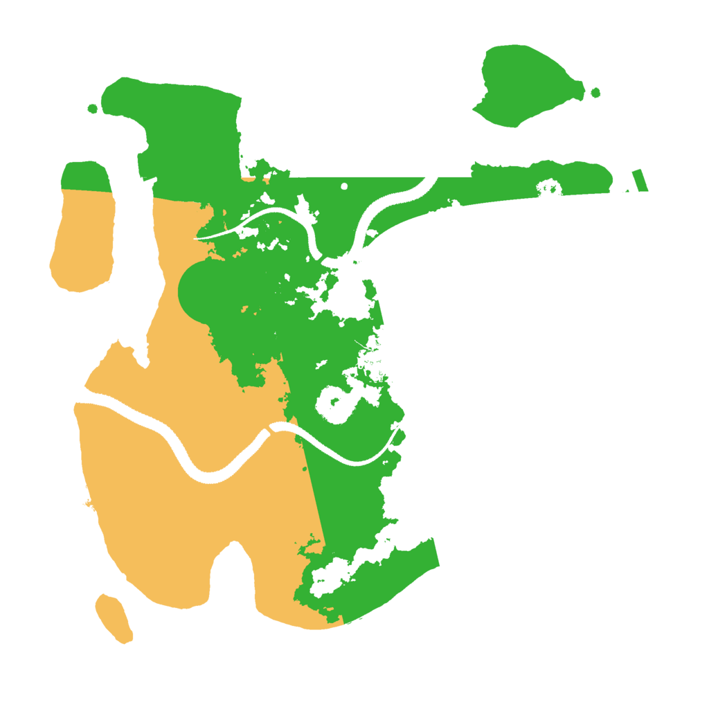 Biome Rust Map: Procedural Map, Size: 2950, Seed: 77549336