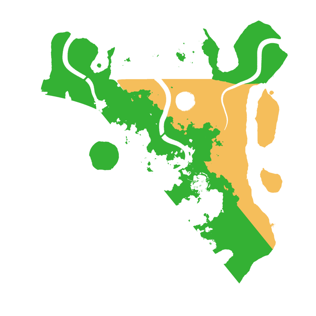 Biome Rust Map: Procedural Map, Size: 3000, Seed: 33248