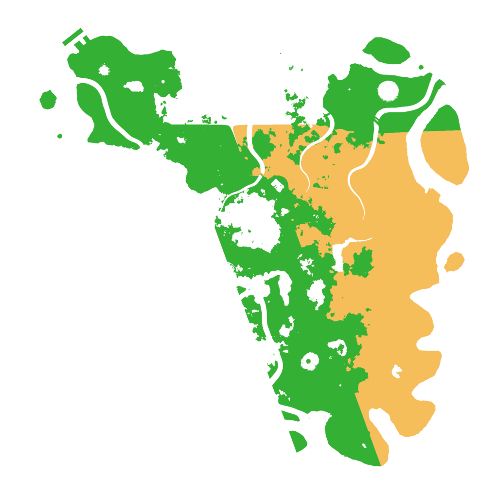 Biome Rust Map: Procedural Map, Size: 4250, Seed: 1064581725