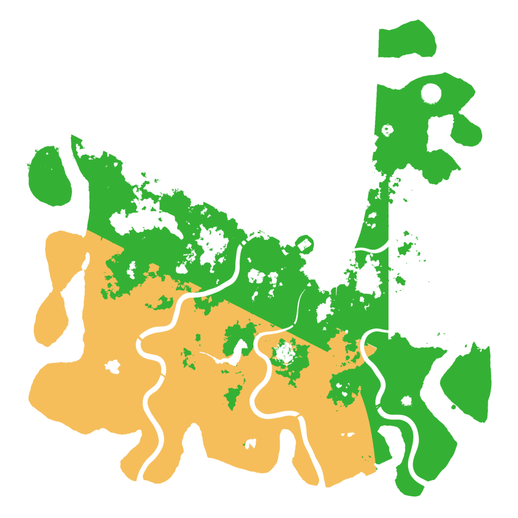 Biome Rust Map: Procedural Map, Size: 4500, Seed: 1076297092