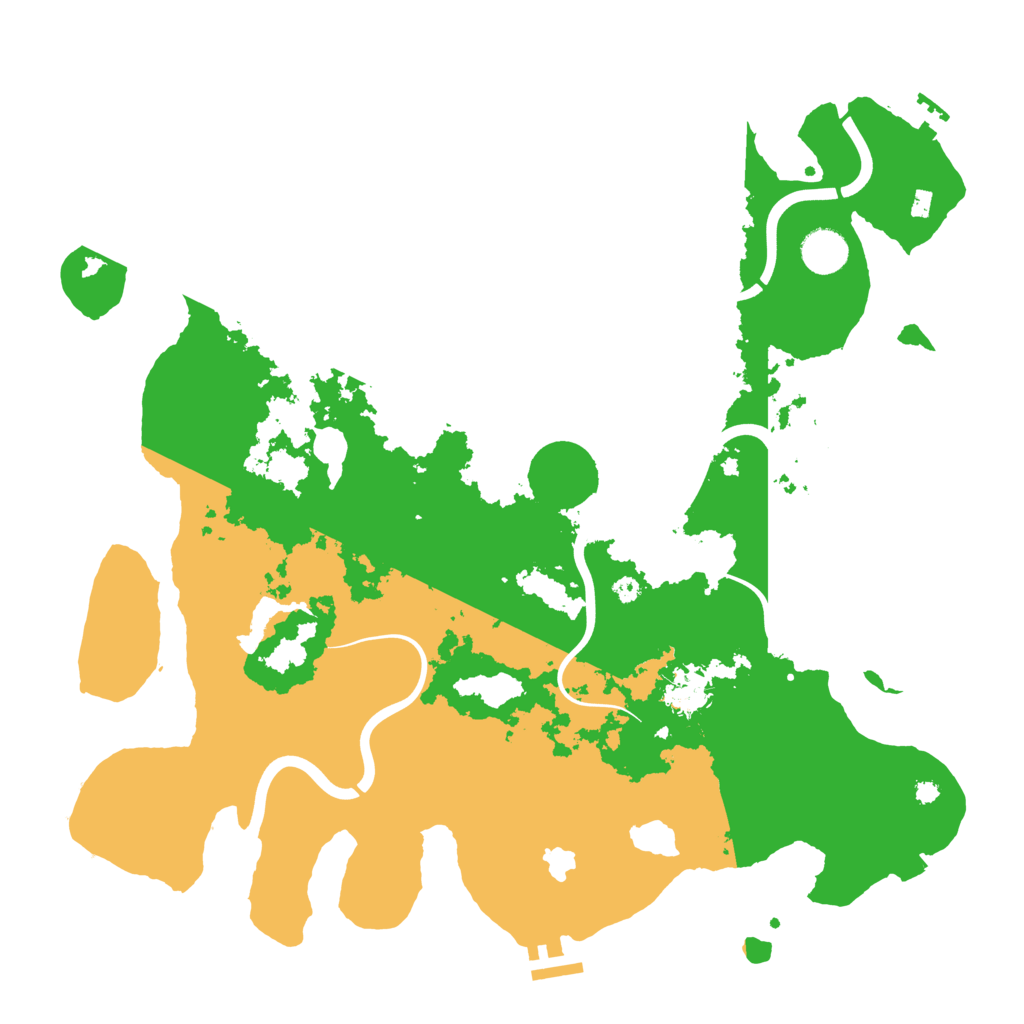 Biome Rust Map: Procedural Map, Size: 4000, Seed: 19363835