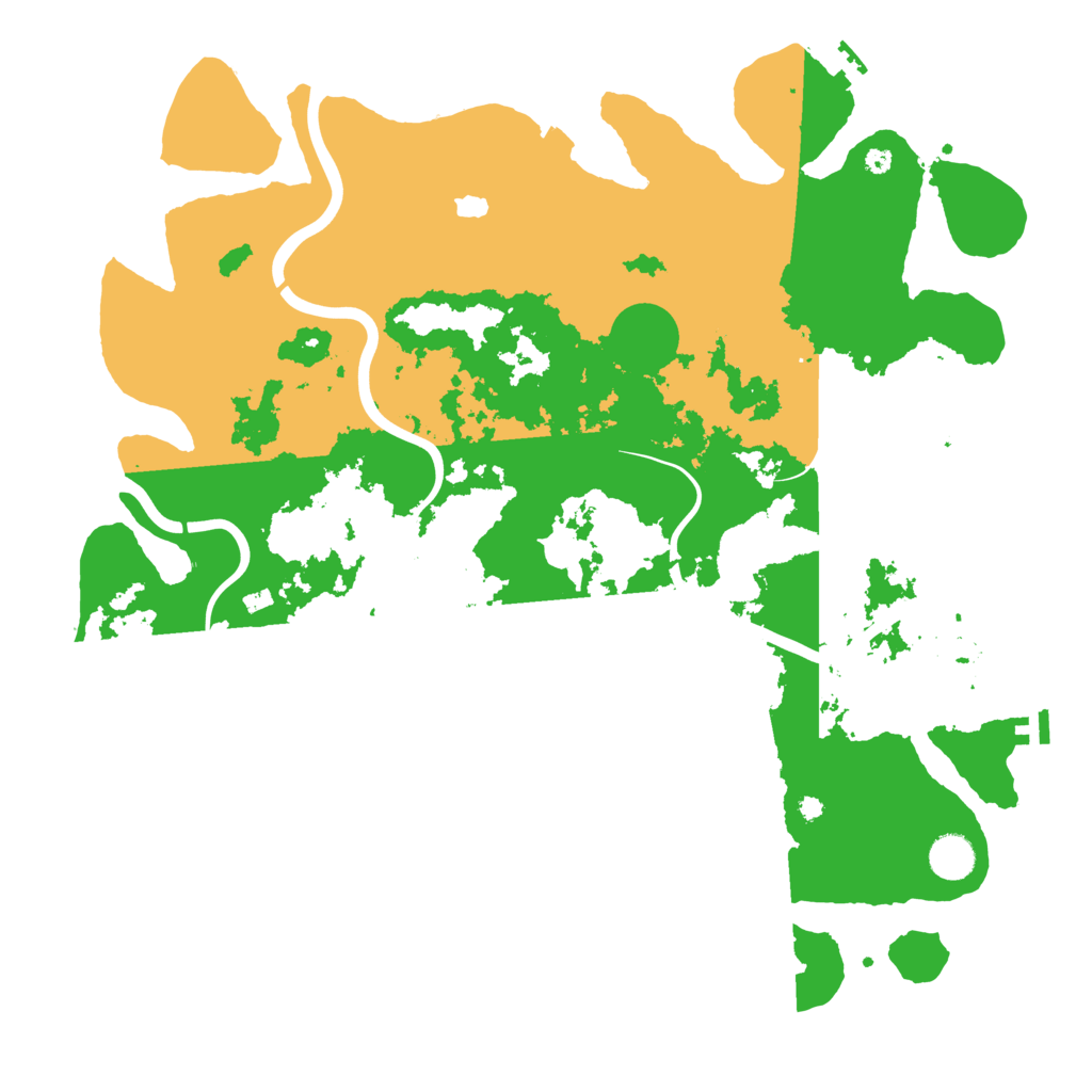 Biome Rust Map: Procedural Map, Size: 4200, Seed: 774427