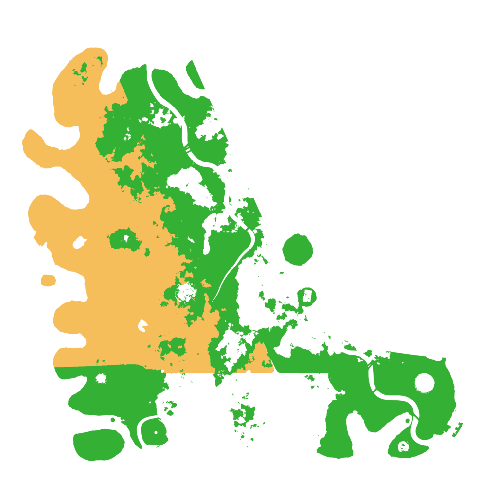 Biome Rust Map: Procedural Map, Size: 4500, Seed: 932052465