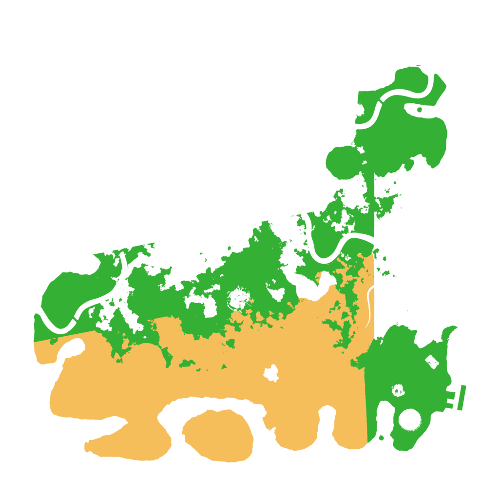 Biome Rust Map: Procedural Map, Size: 4000, Seed: 240987
