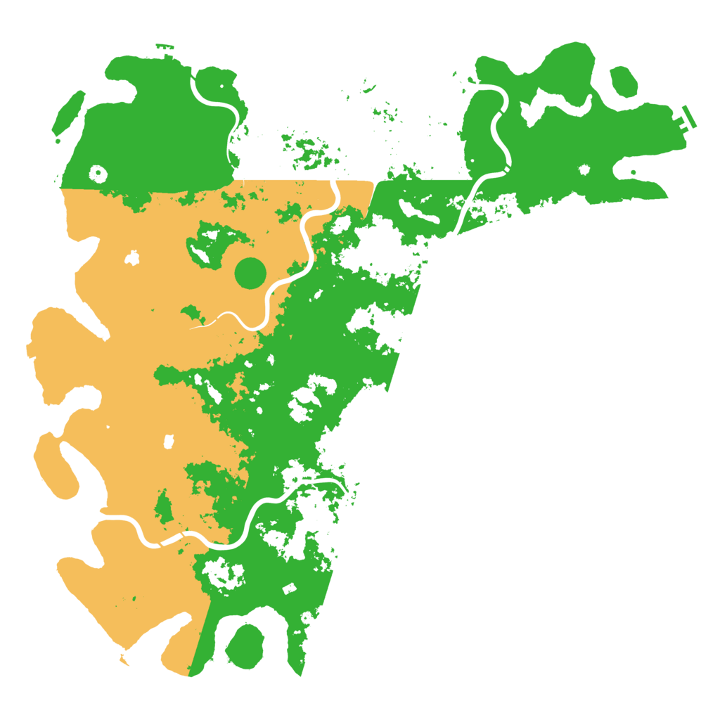 Biome Rust Map: Procedural Map, Size: 6000, Seed: 527544433