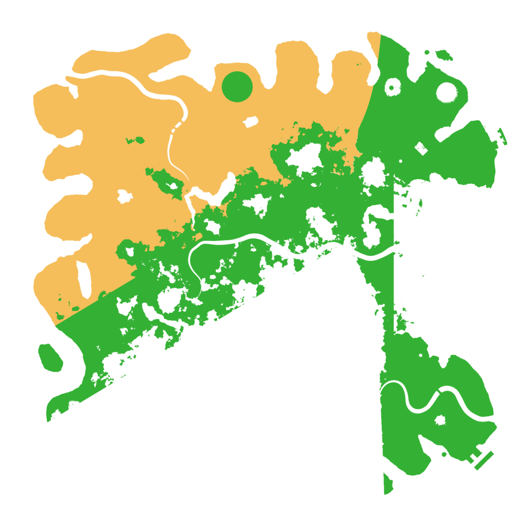 Biome Rust Map: Procedural Map, Size: 4500, Seed: 12504721