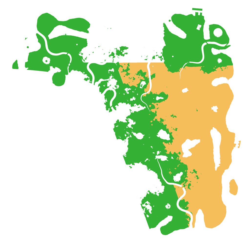 Biome Rust Map: Procedural Map, Size: 5000, Seed: 405976779