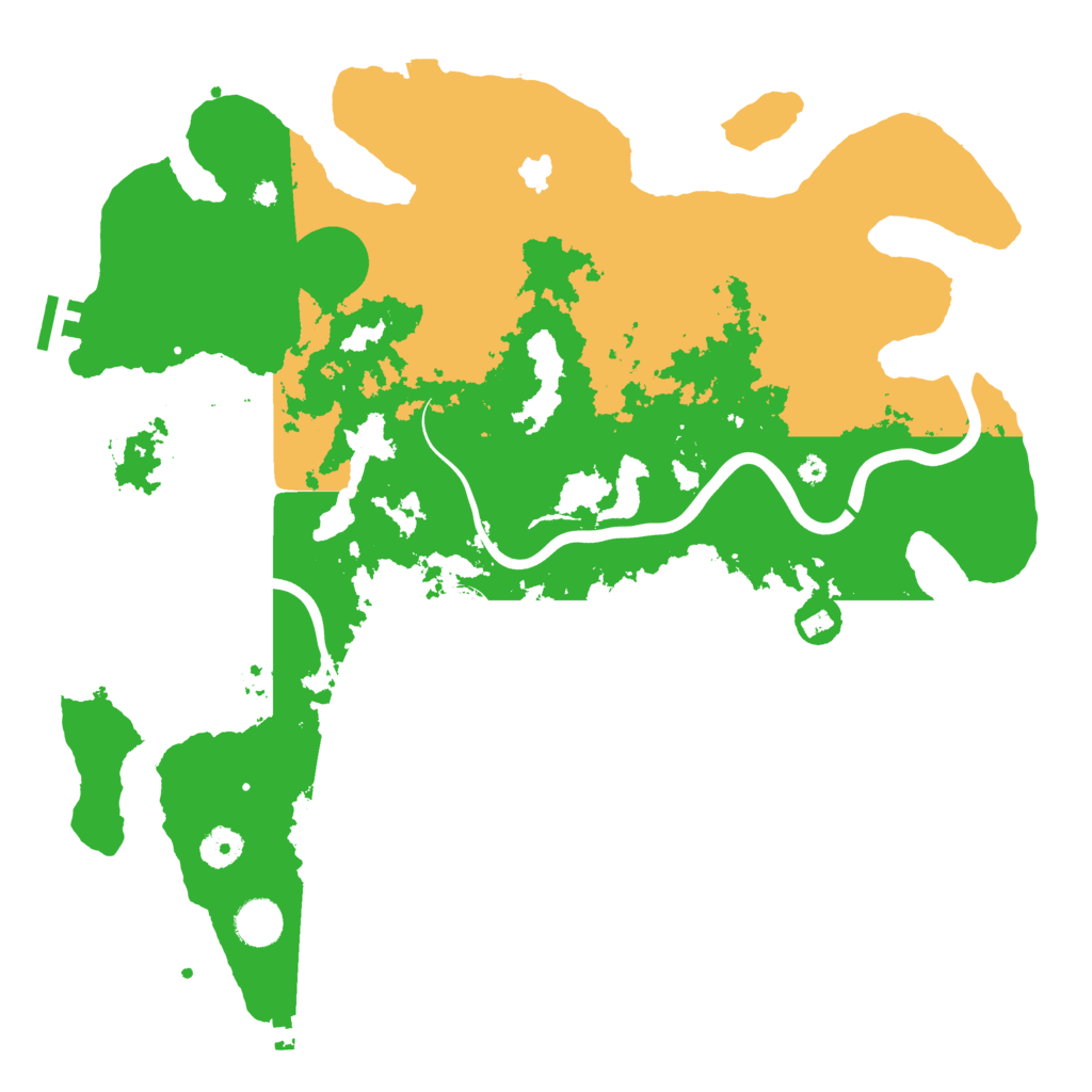 Biome Rust Map: Procedural Map, Size: 4000, Seed: 728518287