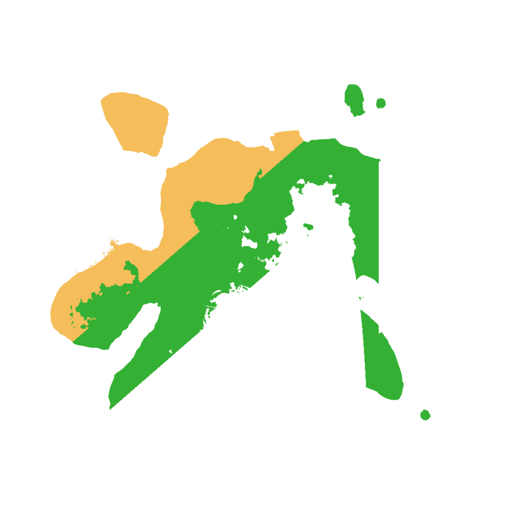 Biome Rust Map: Procedural Map, Size: 2000, Seed: 22817